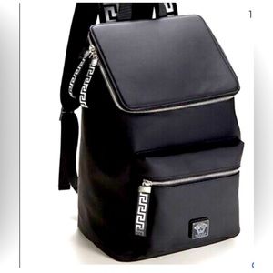 Authentic Versace Parfume Backpack (black and silver) Brand New, never opened.